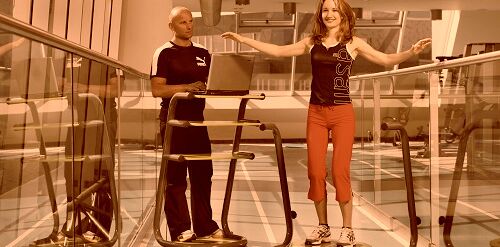 Gesundheits-Checks für Mitarbeiter vor Ort - Koordinationstest / Challenge Disc